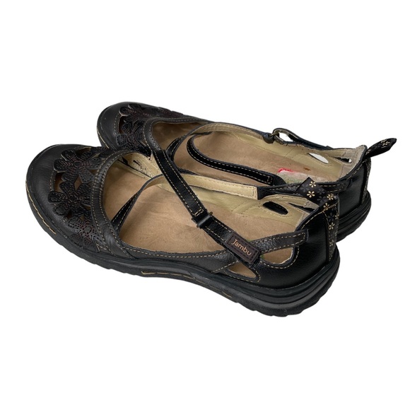 Jambu Shoes - Jambu women’s blossom encore Brown Leather sandals, size 7.5 M